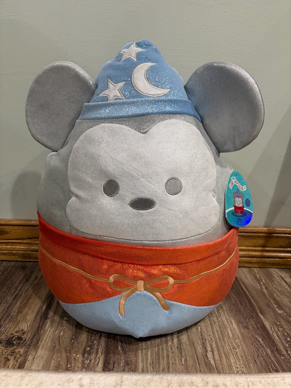 Squishmallow Sorcerer’s Apprentice Mickey Disney 100 14” NWT